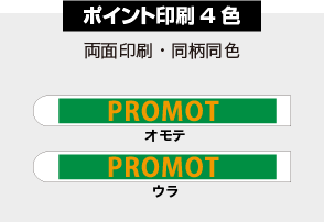 ポイント印刷4色